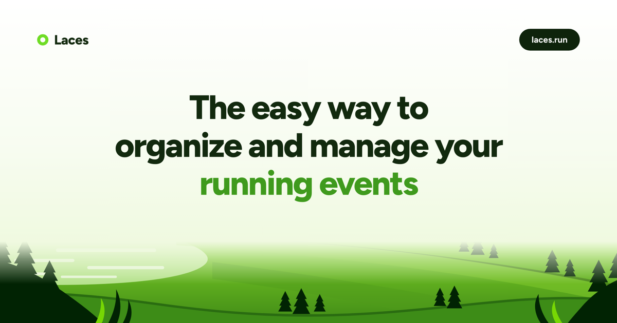 Laces: race registration for Ugandan organizers.